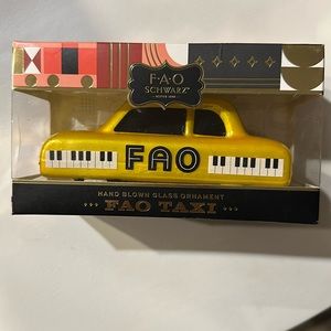 FAO Schwartz hand blown ornament